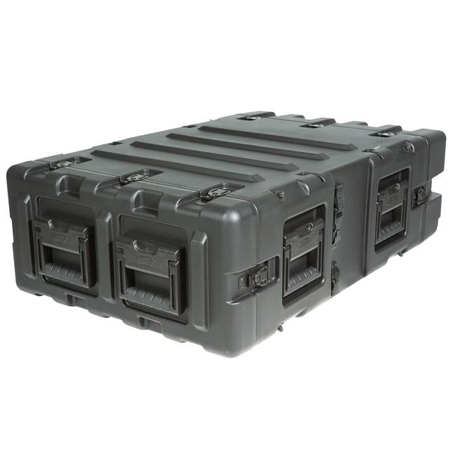 SKB - 3RS Series - 3U Niet-Verwijderbare Shock Rack - Zwart - 24-inch diep