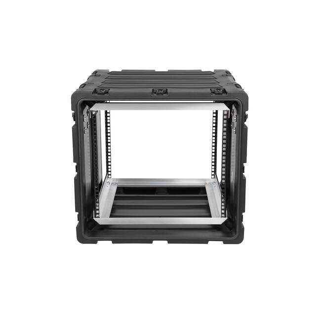 SKB - 3RS Series - 9U Niet-Verwijderbare Shock Rack - Zwart - 20-inch diep