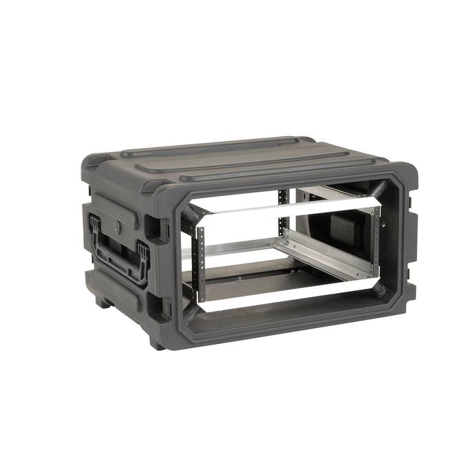 SKB - rSeries Shock Rack - 4U Rijdende Shock Rack - Zwart - 20-inch diep - met Wielen