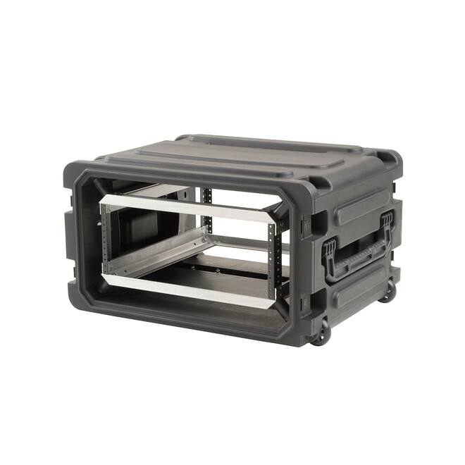 SKB - rSeries Shock Rack - 4U Rijdende Shock Rack - Zwart - 20-inch diep - met Wielen