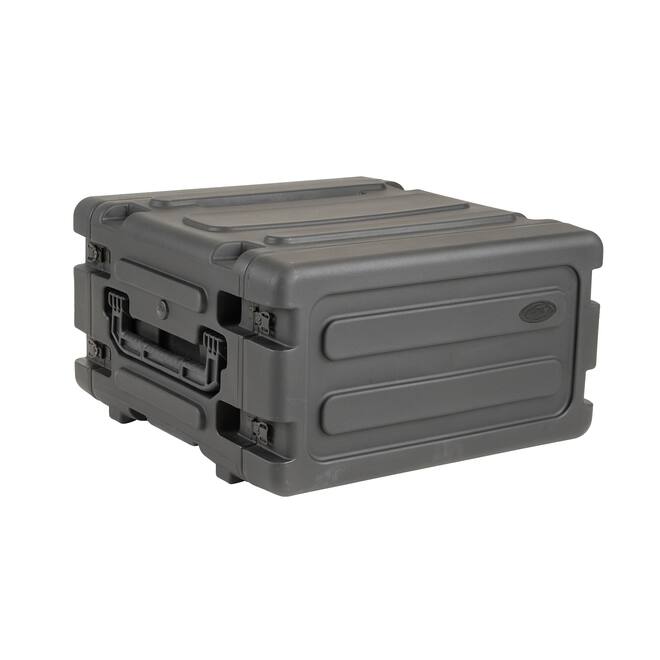 SKB - rSeries Shock Rack - 4U Rijdende Shock Rack - Zwart - 20-inch diep - met Wielen