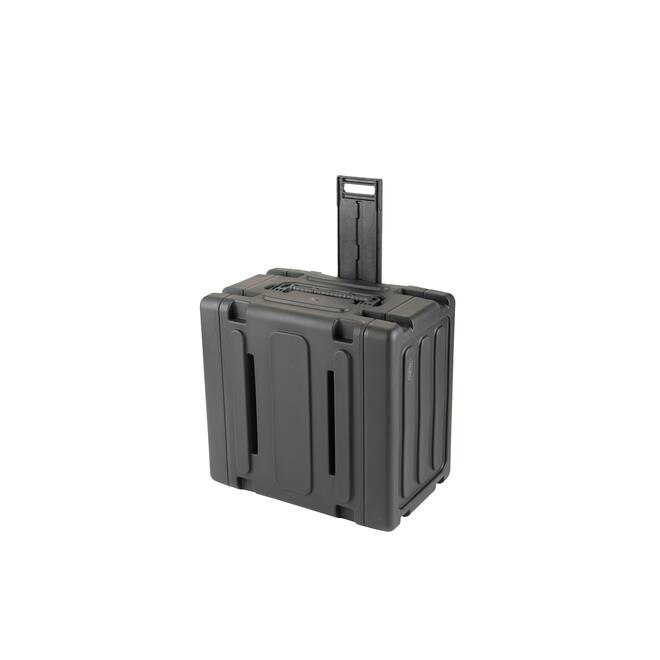 SKB - rSeries - 6U Rijdende Shock Rack - Zwart - 20-inch diep - met Wielen