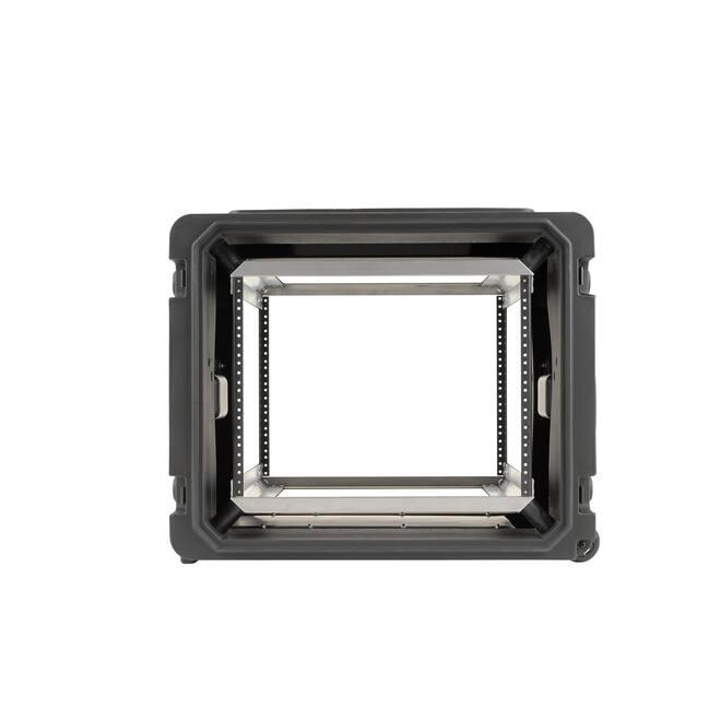 SKB - rSeries - 8U Rijdende Shock Rack - Zwart - 20-inch diep - met Wielen