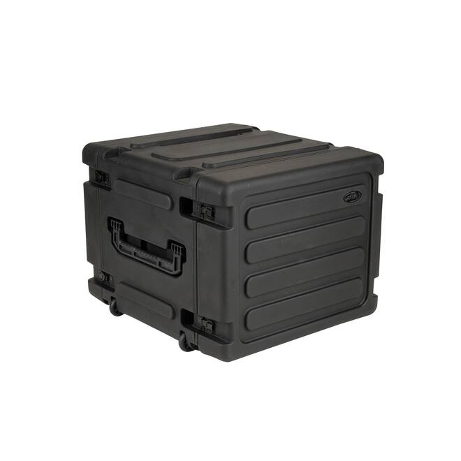 SKB - rSeries - 8U Rijdende Shock Rack - Zwart - 20-inch diep - met Wielen