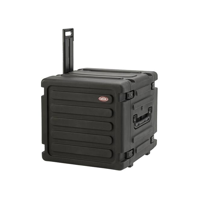 SKB - rSeries - 10U Rijdende Shock Rack - Zwart - 20-inch diep - met Wielen