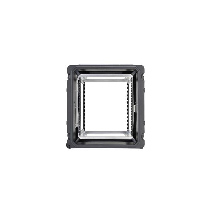 SKB - rSeries - 12U Rijdende Shock Rack - Zwart - 20-inch diep - met Wielen