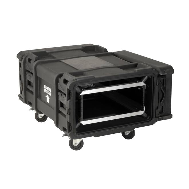 SKB - rSeries - 4U Shock Rack - Zwart - 30-inch diep - met Wielen
