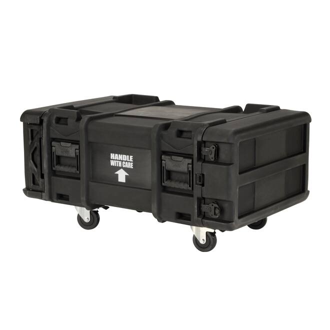 SKB - rSeries - 4U Shock Rack - Zwart - 30-inch diep - met Wielen
