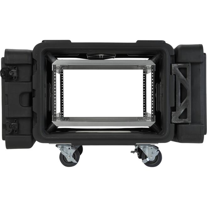 SKB - rSeries - 6U Shock Rack - Zwart - 24-inch diep - met Wielen