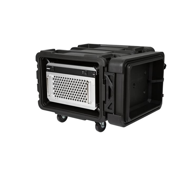 SKB - rSeries - 6U Shock Rack - Zwart - 24-inch diep - met Wielen