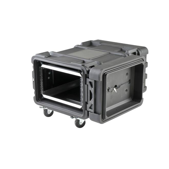 SKB - rSeries - 6U Shock Rack - Zwart - 28-inch diep - met Wielen