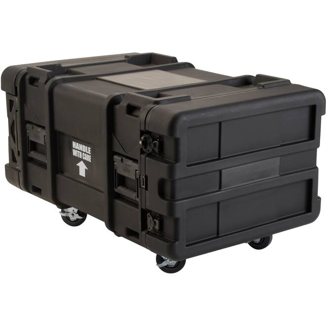 SKB - rSeries - 6U Shock Rack - Zwart - 30-inch diep - met Wielen