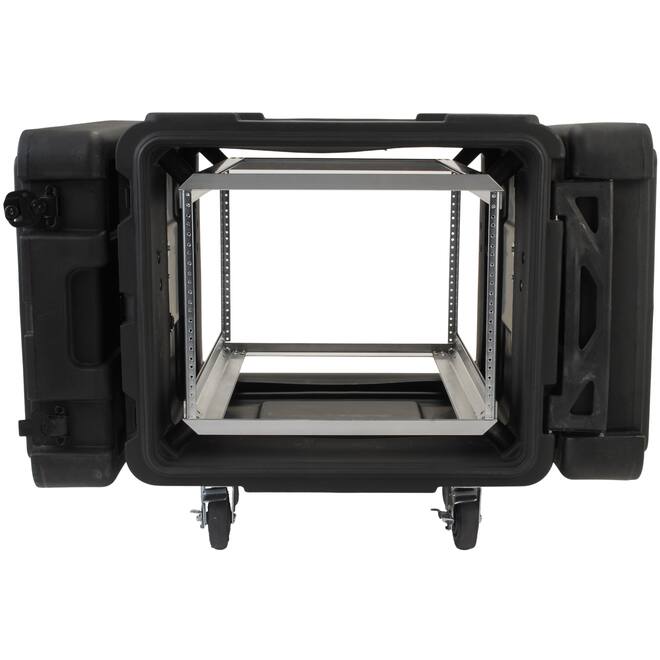 SKB - rSeries - 8U Shock Rack - Zwart - 24-inch diep - met Wielen