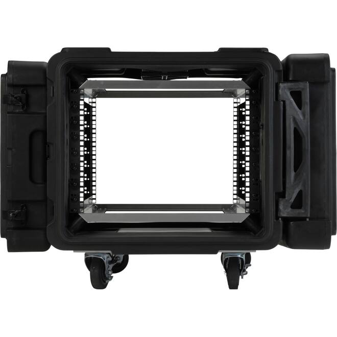 SKB - rSeries - 8U Shock Rack - Zwart - 28-inch diep - met Wielen