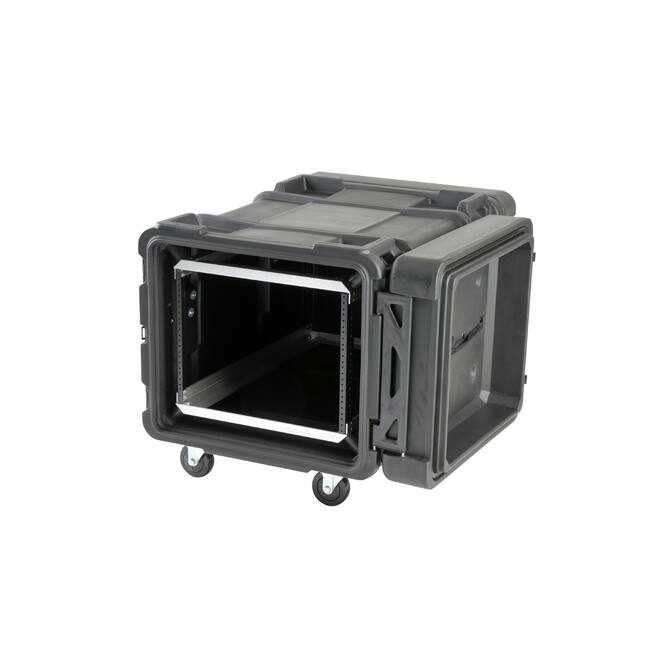 SKB - rSeries - 8U Shock Rack - Zwart - 30-inch diep - met Wielen