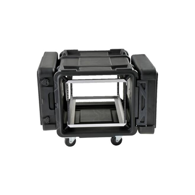 SKB - rSeries - 8U Shock Rack - Zwart - 30-inch diep - met Wielen