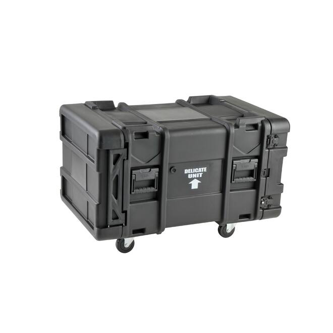 SKB - rSeries - 8U Shock Rack - Zwart - 30-inch diep - met Wielen