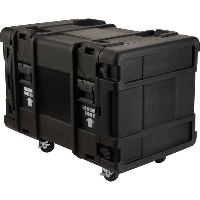 SKB - rSeries - 10U Shock Rack - Zwart - 28-inch diep - met Wielen