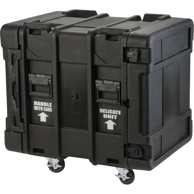 SKB - rSeries - 12U Shock Rack - Zwart - 24-inch diep - met Wielen