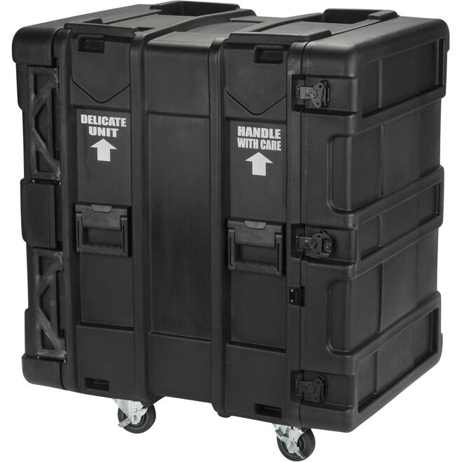 SKB - rSeries - 16U Shock Rack - Zwart - 24-inch diep - met Wielen