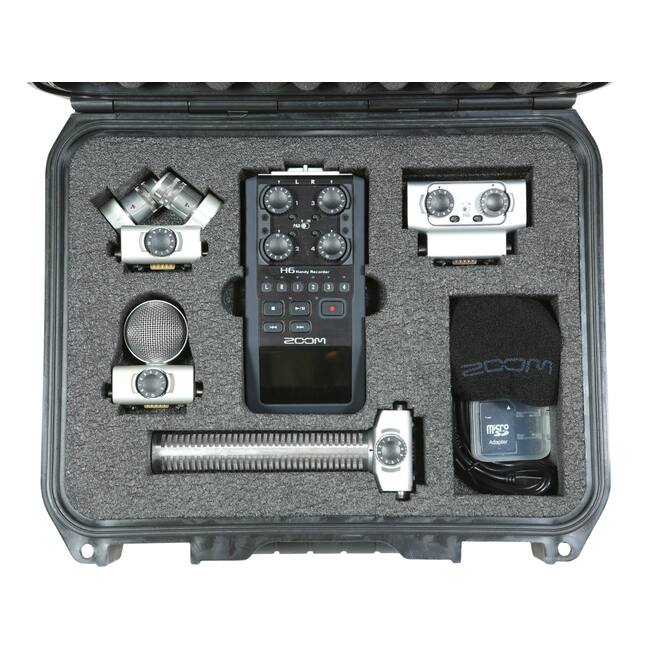 SKB - iSeries 1209-4 - Waterdichte Koffer - Zoom H6 Broadcast Recorder Kit Inlay