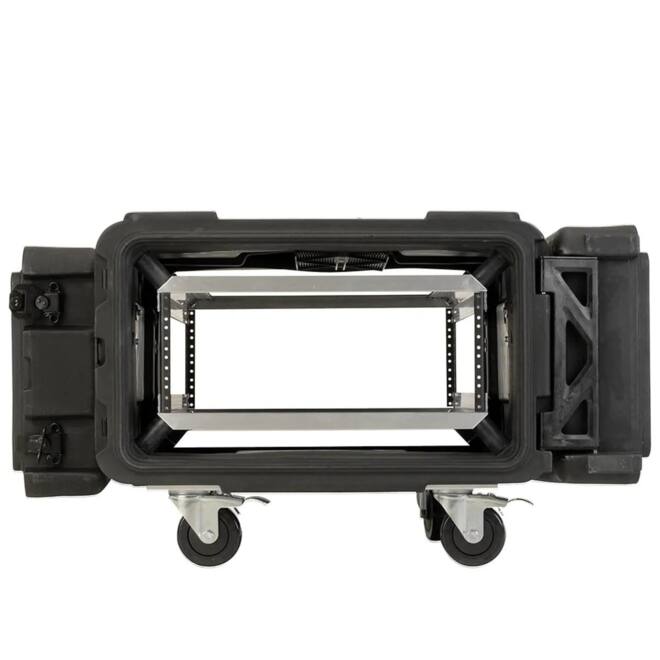 SKB - rSeries - 4U Shock Rack - Groen - 30-inch diep - met Wielen