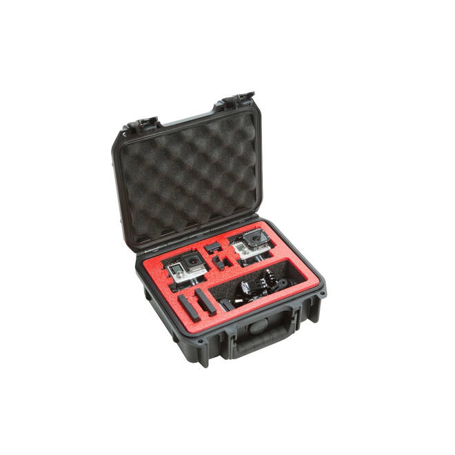 SKB - iSeries - Waterdichte Koffer - Zwart - Dubbele GoPro Inlay