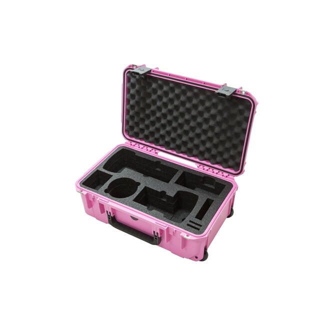 SKB - iSeries - Waterdichte Koffer - Roze - Twee DSLR’s en Twee Lenzen Inlay