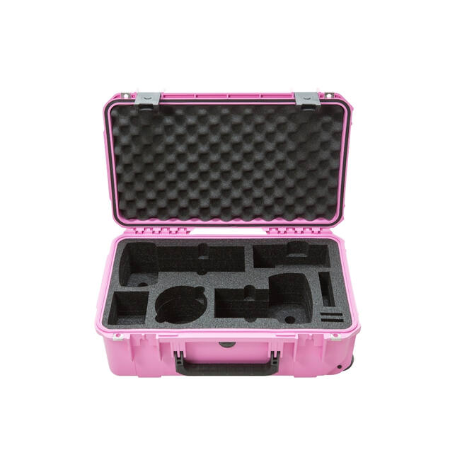 SKB - iSeries - Waterdichte Koffer - Roze - Twee DSLR’s en Twee Lenzen Inlay