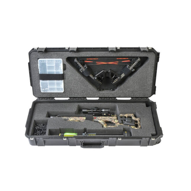SKB - iSeries - Waterdichte Kruisboogkoffer - Zwart - Demontabele TenPoint Kruisboog Inlay