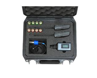 SKB - iSeries 0907-4 - Waterdichte Koffer - Zwart - Sennheiser SW Microfoon Inlay