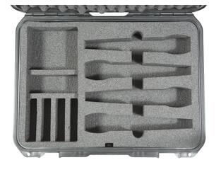 SKB - iSeries 1813-5 - Waterdichte Koffer - Zwart - Vier Draadloze Microfoons Inlay