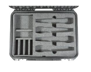 SKB - iSeries 3i-1813-7 - Waterdichte Koffer - Zwart - Acht Draadloze Microfoons Inlay