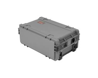 SKB - Donkergrijze 4U - Injectiegegoten 11-inch diepe Rack - met Wielen en Handvat