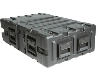 SKB - 3RS Series - 3U Niet-Verwijderbare Shock Rack - Zwart - 24-inch diep