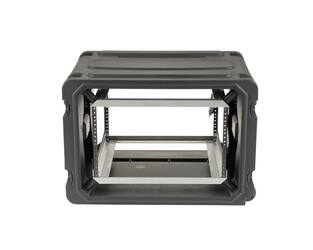 SKB - rSeries - 6U Rijdende Shock Rack - Zwart - 20-inch diep - met Wielen