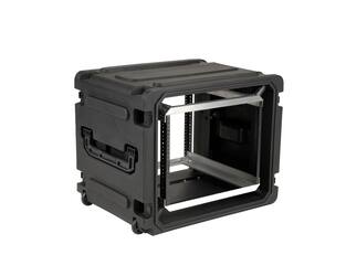 SKB - rSeries - 8U Rijdende Shock Rack - Zwart - 20-inch diep - met Wielen