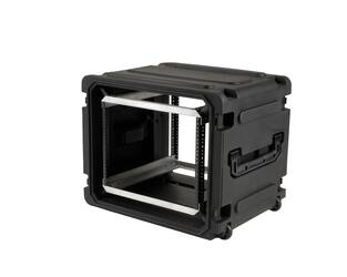 SKB - rSeries - 8U Rijdende Shock Rack - Zwart - 20-inch diep - met Wielen