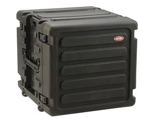 SKB - rSeries - 10U Rijdende Shock Rack - Zwart - 20-inch diep - met Wielen
