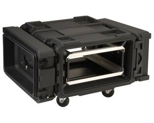 SKB - rSeries - 4U Shock Rack - Zwart - 24-inch diep - met Wielen