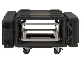 SKB - rSeries - 4U Shock Rack - Zwart - 24-inch diep - met Wielen