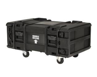 SKB - rSeries - 4U Shock Rack - Zwart - 30-inch diep - met Wielen