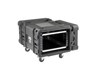 SKB - rSeries - 6U Shock Rack - Zwart - 28-inch diep - met Wielen