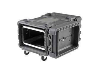 SKB - rSeries - 6U Shock Rack - Zwart - 28-inch diep - met Wielen