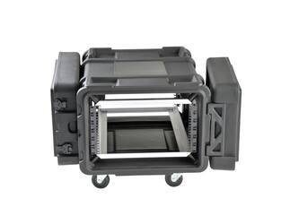 SKB - rSeries - 6U Shock Rack - Zwart - 28-inch diep - met Wielen