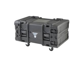 SKB - rSeries - 6U Shock Rack - Zwart - 28-inch diep - met Wielen
