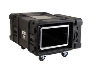 SKB - rSeries - 6U Shock Rack - Zwart - 30-inch diep - met Wielen