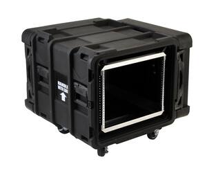 SKB - rSeries - 8U Shock Rack - Zwart - 24-inch diep - met Wielen