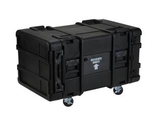 SKB - rSeries - 8U Shock Rack - Zwart - 28-inch diep - met Wielen