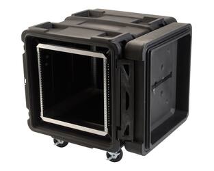 SKB - rSeries - 10U Shock Rack - Zwart - 24-inch diep - met Wielen